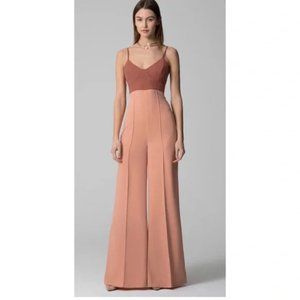 NWT AQ/AQ Romaine Wide Leg Jumpsuit, US 4, Pink